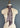 A soft pinky brown and rose snake print ribbon scarf