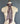 A soft pinky brown and rose snake print ribbon scarf