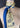 Ray silky scarf Lake Days butter yellow — hand-illustrated lake toile on pure silk with French blue pinstripe reverse, exclusive design
