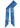 Blue western design retro cowgirl scarf with exclusively illustrated design